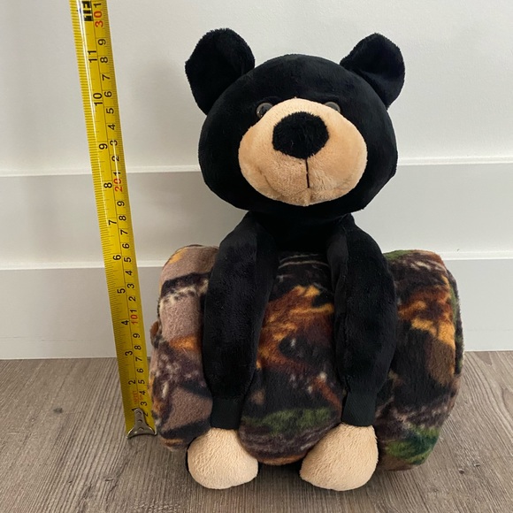 2 for $15 💥 Plush Bear with Throw Blanket - Picture 2 of 6